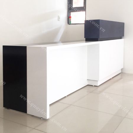 Quầy Lễ Tân Lệch Sơn QLTL S02